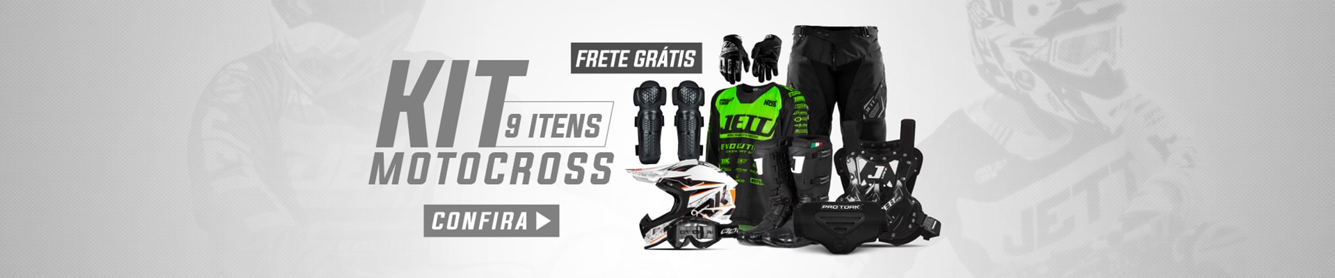 KIT MOTOCROSS FRETE GRÁTIS!
