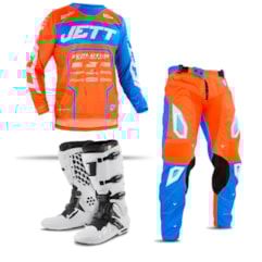 Kit Equipamento Motocross Jett Evolution 2 - 3 Itens Kit Equipamento Motocross Jett Evolution 2 - 3 Itens