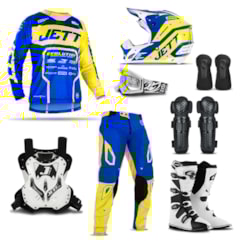 Kit Equipamento Cross Jett Evolution 2 - 8 Itens Kit Equipamento Cross Jett Evolution 2 - 8 Itens