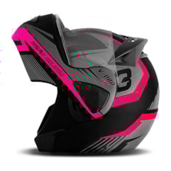 Capacete Feminino Escamoteável Pro Tork V-pro Jet 3 Capacete Feminino Escamoteável Pro Tork V-pro Jet 3