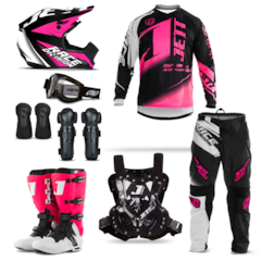 Kit Equipamento Motocross Jett Factory Edition 8 Itens Kit Equipamento Motocross Jett Factory Edition 8 Itens