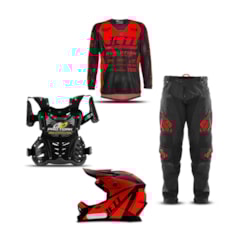 Kit Equipamento Motocross Infantil Jett Evolution Kit Equipamento Motocross Infantil Jett Evolution