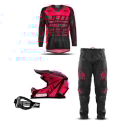 Kit Equipamento Motocross Infantil Jett Evolution Kit Equipamento Motocross Infantil Jett Evolution