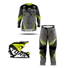 Kit Equipamento Motocross Infantil Pro Tork Insane X Kit Equipamento Motocross Infantil Pro Tork Insane X
