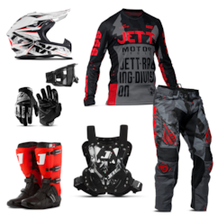 Kit Jett Factory Edition 3 - Oficial Campeonato Paranaense de Motocross Kit Jett Factory Edition 3 - Oficial Campeonato Paranaense de Motocross