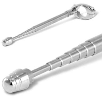 Antena Corta Pipa Para Moto Retrátil 7/8 Pro Tork - Sportbay