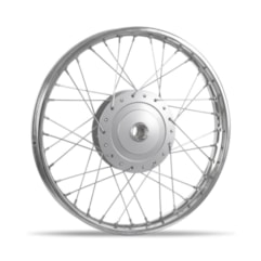 Aro de Roda Dianteiro 18 X 160 Completo Pro Tork Titan 125 KS 2000 à 2004 Aro de Roda Dianteiro 18 X 160 Completo Pro Tork Titan 125 KS 2000 à 2004