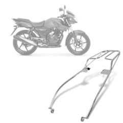 Bagageiro Aço Dafra Apache 150 2010 Até 2015 Pro Tork Bagageiro Aço Dafra Apache 150 2010 Até 2015 Pro Tork