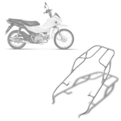 Bagageiro Aço Honda Pop 100 2007 Até 2015 Pro Tork Bagageiro Aço Honda Pop 100 2007 Até 2015 Pro Tork