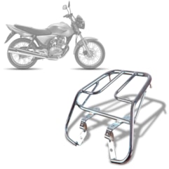 Bagageiro Aço Honda Titan 125 1995 Até 1999 Pro Tork Bagageiro Aço Honda Titan 125 1995 Até 1999 Pro Tork