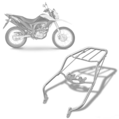 Bagageiro Aço NXR Bros 125/150 2003 Até 2008 Pro Tork Bagageiro Aço NXR Bros 125/150 2003 Até 2008 Pro Tork