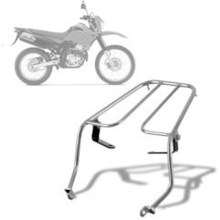 Bagageiro Aço XTZ 250 Lander 2007 Até 2018 Pro Tork Bagageiro Aço XTZ 250 Lander 2007 Até 2018 Pro Tork