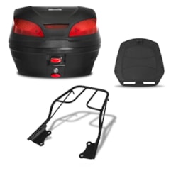 Baú 30 Litros Smartbox 3 + Bagageiro Fazer 250 2009 Até 2014 Pro Tork Baú 30 Litros Smartbox 3 + Bagageiro Fazer 250 2009 Até 2014 Pro Tork