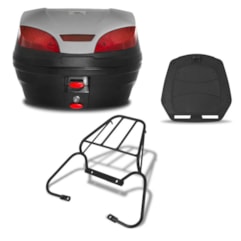 Baú 30 Litros Smartbox 3 + Bagageiro NX 400 Falcon 2000 Até 2008 Pro Tork Baú 30 Litros Smartbox 3 + Bagageiro NX 400 Falcon 2000 Até 2008 Pro Tork