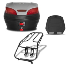 Baú 30 Litros Smartbox 3 + Bagageiro Titan 125 KS/ES 2000 Pro Tork Baú 30 Litros Smartbox 3 + Bagageiro Titan 125 KS/ES 2000 Pro Tork