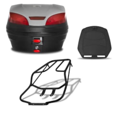 Baú 30 Litros Smartbox 3 + Bagageiro Titan 150 2009/Fan 125/150 2009 Até 2013 Pro Tork Baú 30 Litros Smartbox 3 + Bagageiro Titan 150 2009/Fan 125/150 2009 Até 2013 Pro Tork