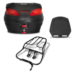 Baú 30 Litros Smartbox 3 + Bagageiro Titan 150 Sport 2005 Até 2008 Pro Tork Baú 30 Litros Smartbox 3 + Bagageiro Titan 150 Sport 2005 Até 2008 Pro Tork