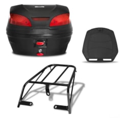 Baú 30 Litros Smartbox 3 + Bagageiro YBR 125 2000 Até 2008 Pro Tork Baú 30 Litros Smartbox 3 + Bagageiro YBR 125 2000 Até 2008 Pro Tork