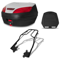 Baú 52 Litros + Bagageiro CB 300 2009 Até 2015 Pro Tork Baú 52 Litros + Bagageiro CB 300 2009 Até 2015 Pro Tork