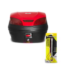 Baú Moto 30 Litros Smart Box 3 + Antena Corta Pipa 7/8 Pro Tork Baú Moto 30 Litros Smart Box 3 + Antena Corta Pipa 7/8 Pro Tork