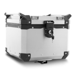 Baú Moto Alumínio Top Case 35 Litros + Base de Fixação Super Adventure DL 1000 V-Strom 2014 À 2019 Baú Moto Alumínio Top Case 35 Litros + Base de Fixação Super Adventure DL 1000 V-Strom 2014 À 2019