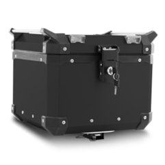 Baú Moto Alumínio Top Case 35 Litros + Base de Fixação Super Adventure XL 700 Transalp 2011 Baú Moto Alumínio Top Case 35 Litros + Base de Fixação Super Adventure XL 700 Transalp 2011