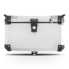 Baú Moto Alumínio Top Case 48 Litros + Base de Fixação Super Adventure DL 650 V-Strom 2014 À 2016 Baú Moto Alumínio Top Case 48 Litros + Base de Fixação Super Adventure DL 650 V-Strom 2014 À 2016