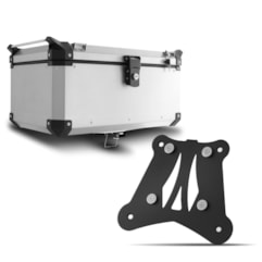 Baú Moto Alumínio Top Case 56 Litros + Base de Fixação Super Adventure KTM 1290 Baú Moto Alumínio Top Case 56 Litros + Base de Fixação Super Adventure KTM 1290