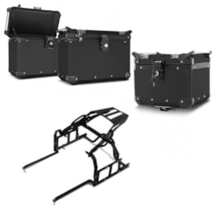 Bau Moto Top Case Roncar Kit Traseiro + Lateral Ténéré 250 2016 Preto Bau Moto Top Case Roncar Kit Traseiro + Lateral Ténéré 250 2016 Preto
