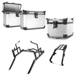 Bau Moto Top Case Roncar Kit Traseiro + Lateral XT 660R 2005 em Diante Bau Moto Top Case Roncar Kit Traseiro + Lateral XT 660R 2005 em Diante