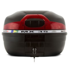 Baú Plástico Moto 35 Litros Mixs MX 35 Preto Baú Plástico Moto 35 Litros Mixs MX 35 Preto