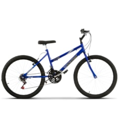 Bicicleta Aro 24 Feminina 18 Marchas Ultra Bikes Azul Bicicleta Aro 24 Feminina 18 Marchas Ultra Bikes Azul
