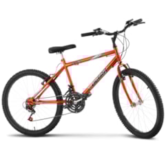 Bicicleta Aro 24 Masculina 18 Marchas Ultra Bikes Chrome Line Laranja Bicicleta Aro 24 Masculina 18 Marchas Ultra Bikes Chrome Line Laranja