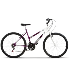 Bicicleta Aro 26 Feminina Bicolor 18 Marchas Aço Carbono Ultra Bikes Bicicleta Aro 26 Feminina Bicolor 18 Marchas Aço Carbono Ultra Bikes