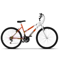 Bicicleta Aro 26 Feminina Bicolor 18 Marchas Aço Carbono Ultra Bikes Bicicleta Aro 26 Feminina Bicolor 18 Marchas Aço Carbono Ultra Bikes