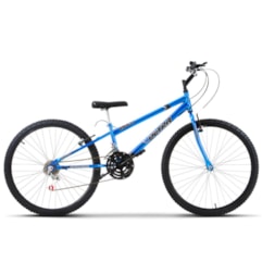 Bicicleta Aro 26 Rebaixada 18 Marchas Ultra Bikes Chrome Line Azul Bicicleta Aro 26 Rebaixada 18 Marchas Ultra Bikes Chrome Line Azul