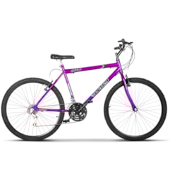 Bicicleta Bike Ultra Masculino Aro 26 Freio V Brake Lilás Bicicleta Bike Ultra Masculino Aro 26 Freio V Brake Lilás