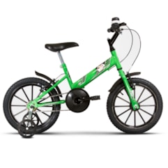 Bicicleta Infantil Com Rodinhas Ultra Kids T Verde KW/Preto Bicicleta Infantil Com Rodinhas Ultra Kids T Verde KW/Preto