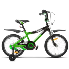 Bicicleta Kawasaki MX3 Aro 16 Verde Infantil Bicicleta Kawasaki MX3 Aro 16 Verde Infantil