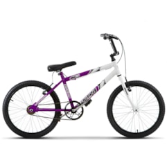 Bicicleta Ultra Aro 20 Masculina Bicolor Lilás/Branco Freio V Break Bicicleta Ultra Aro 20 Masculina Bicolor Lilás/Branco Freio V Break