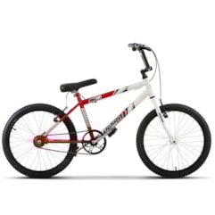 Bicicleta Ultra Aro 20 Masculina Bicolor Vermelho/Branco Freio V Break Bicicleta Ultra Aro 20 Masculina Bicolor Vermelho/Branco Freio V Break