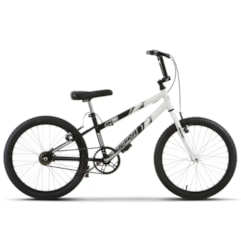 Bicicleta Ultra Aro 20 Rebaixada Bicolor Preto/Branco Freio V Break Bicicleta Ultra Aro 20 Rebaixada Bicolor Preto/Branco Freio V Break