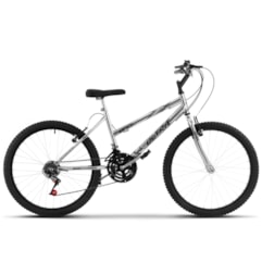 Bicicleta Ultra Aro 24 Feminina Freio V Break Chrome Line Bicicleta Ultra Aro 24 Feminina Freio V Break Chrome Line