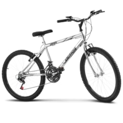 Bicicleta Ultra Aro 24 Masculina Freio V Break Chrome Line Bicicleta Ultra Aro 24 Masculina Freio V Break Chrome Line