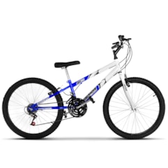 Bicicleta Ultra Aro 24 Rebaixada Bicolor Freio V Break Bicicleta Ultra Aro 24 Rebaixada Bicolor Freio V Break