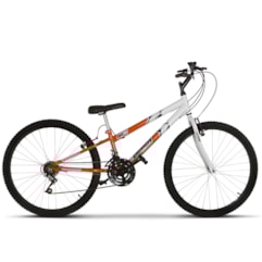 Bicicleta Ultra Aro 26 Rebaixada Bicolor Freio V Break Aro 26 Bicicleta Ultra Aro 26 Rebaixada Bicolor Freio V Break Aro 26