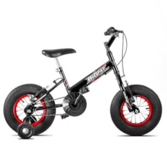Bicicleta Ultra Bikes Big Fat Infantil Preto Fosco Bicicleta Ultra Bikes Big Fat Infantil Preto Fosco