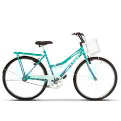 Bicicleta Ultra Bikes Summer Aro 26 Verde/Branco Bicicleta Ultra Bikes Summer Aro 26 Verde/Branco