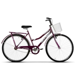 Bicicleta Vintage Retrô Aro 26 Summer Ultra Bikes Lilás Bicicleta Vintage Retrô Aro 26 Summer Ultra Bikes Lilás