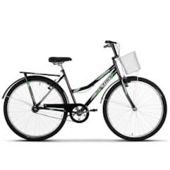 Bicicleta Vintage Retrô Aro 26 Summer Ultra Bikes Preta Bicicleta Vintage Retrô Aro 26 Summer Ultra Bikes Preta